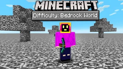 Can You Beat Minecraft In A Bedrock Only World?