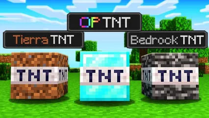 Paso Minecraft pero Hay TNT Personalizada OP 🤯😂